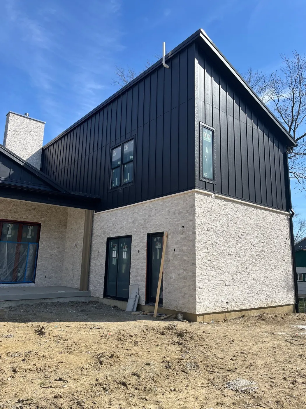 Flashing and seam work in Sandstone Lakes